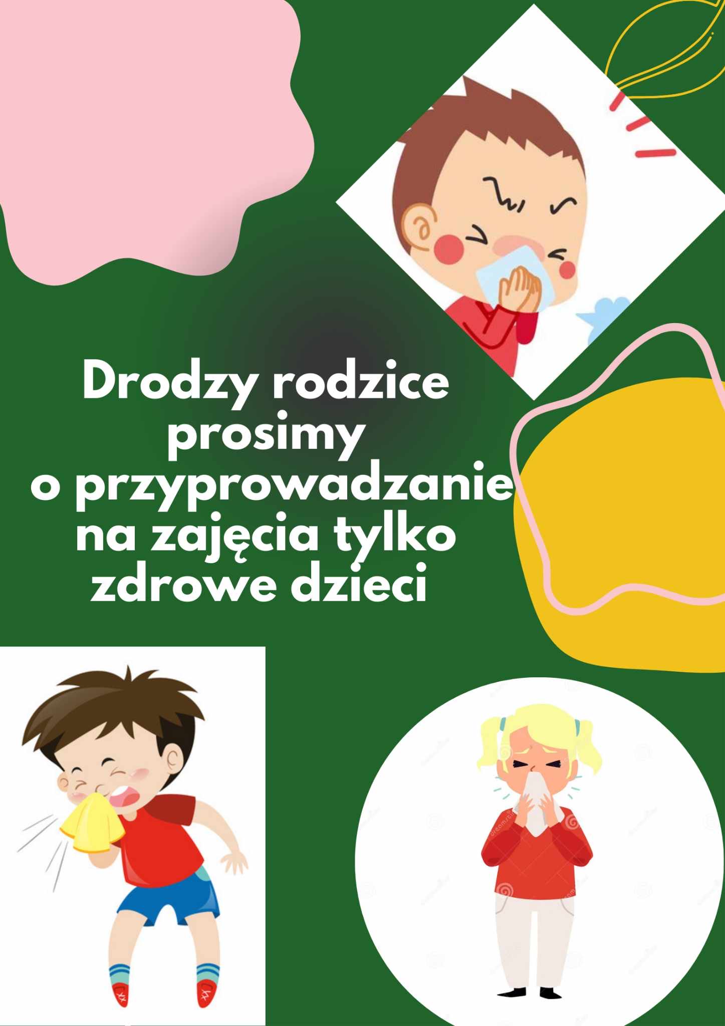 Tylko zdrowe dzieci w szkole